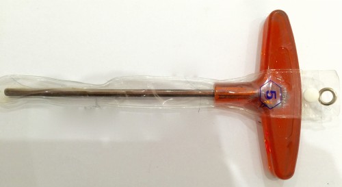 Klucz imbusowy 4 mm tytan