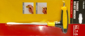 Klucz imbusowy 5mm chromowany