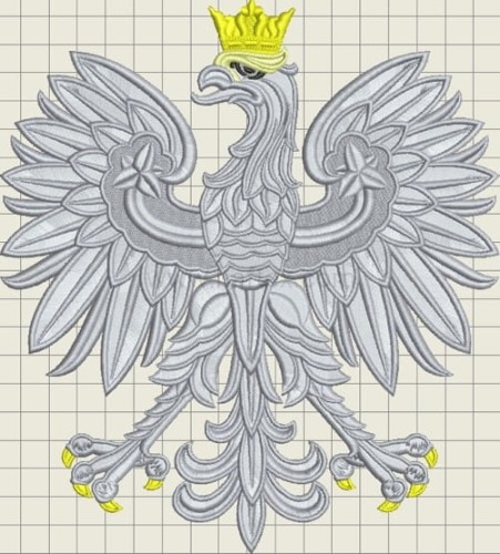 Wzór Hafciarski - Godło Polski 36 cm
